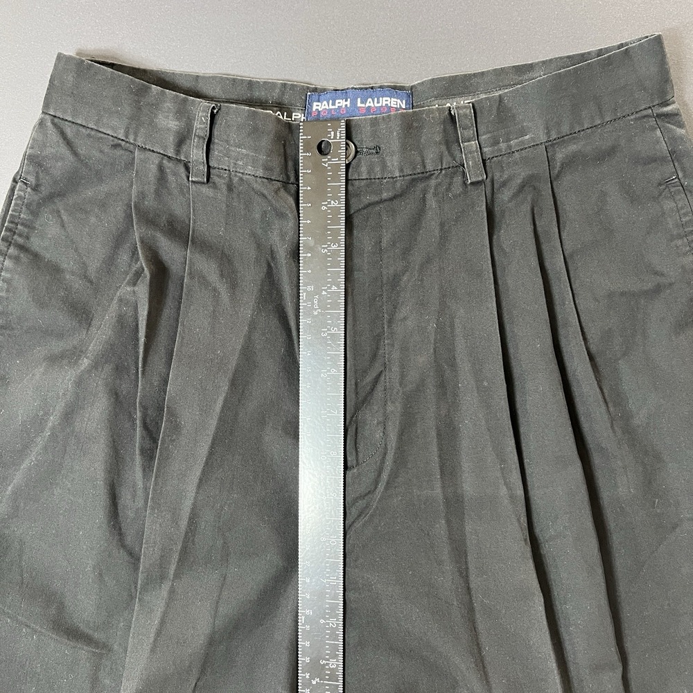 Vintage Polo Ralph Lauren Womens Size 12 (30X29) Chino Pants Casual Preppy 90s - Picture 5 of 9